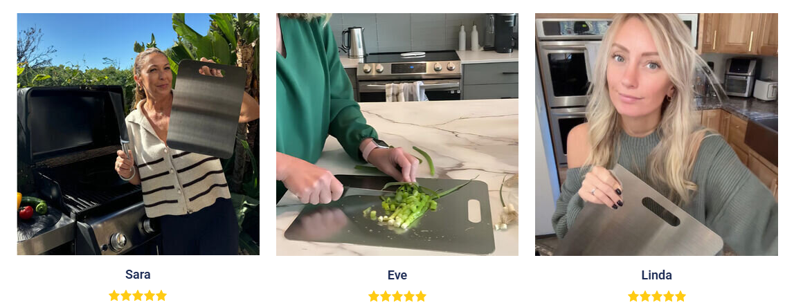 KatuChef Titanium Cutting Board Customer Reviews