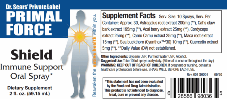 Shield Immunity ProtocolSupplement Facts